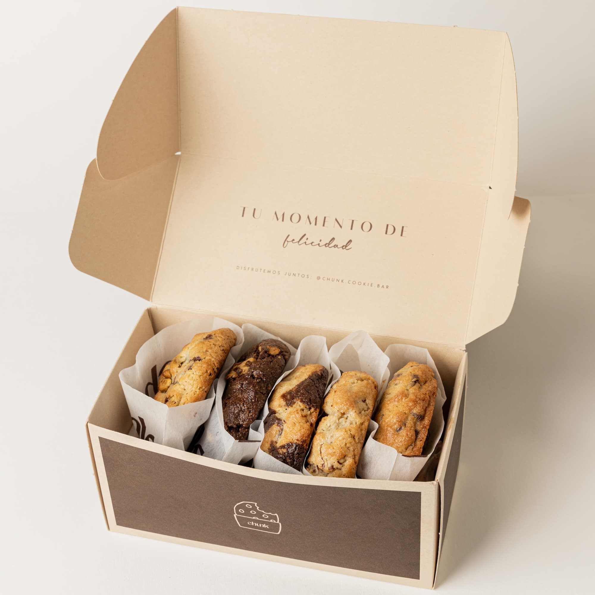 Caja de 5 Cookies